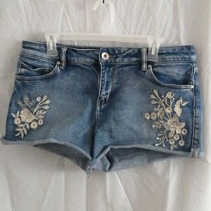 WAREHOUSE ONE JEANS SHORTS WITH EMBROIDERYJEANS🩳
